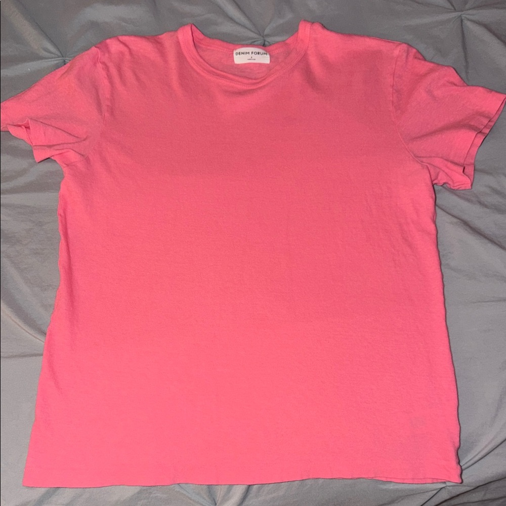 Aritzia Pink Short Sleeve Tee